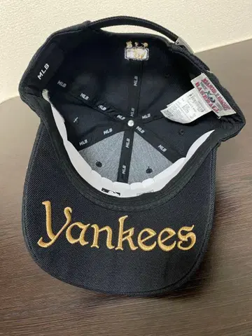 현품 한정 Yankees 야구 모자 블랙 골드 자수 새상품