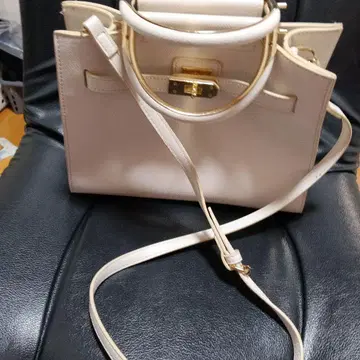 라이트 핑크 2way 숄더백