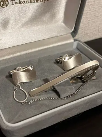 Takashimaya 타카시마야 커프 링크스 커프스 타이 바 넥타이핀
