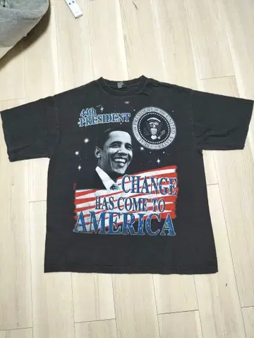 오바마 대통령 T셔츠 3XL