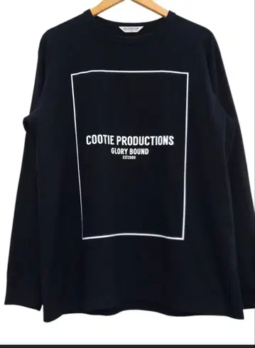 COOTIE PRODUCTIONS 롱 슬리브 티셔츠 XL 블랙