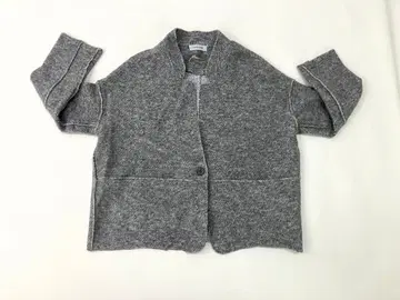 DOUBLEDAY MAPEL 슬리버 니트 자켓 울 혼방 가디건