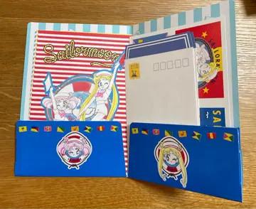 나카요시 부록 복각풍 세일러 레터 세트 (편지지 봉투 씰 세트)