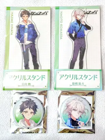 로손 오리지널 단간론파 아크릴 스탠드/캔뱃지(히나타/코마에다)