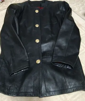 블랙 가죽 자켓