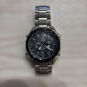 EDIFICE CASIO 블랙 크로노그래프 손목시계