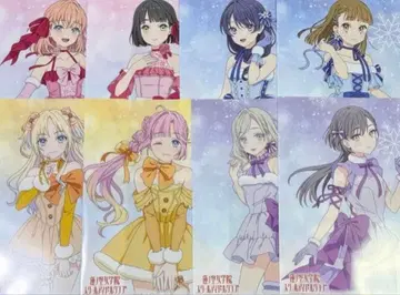 [컴플리트] 러브 라이브! A4 클리어 파일 세븐일레븐 한정판 전 8종