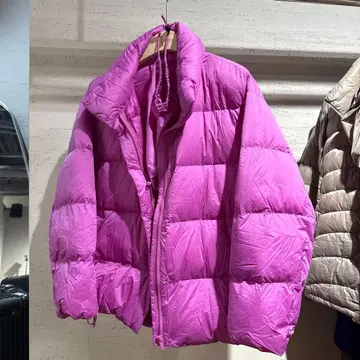 유니클로 울트라 라이트 다운 핑크