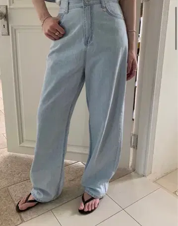 한국 여성용 pretty young thing 데님 팬츠