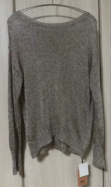 eimy istoire 실버 긴팔 니트 F 사이즈