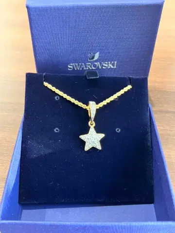 SWAROVSKI 스와로브스키 목걸이 스타 파베