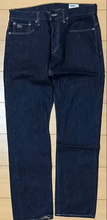 3301 다크 블루 스트레이트 데님 지스타로우