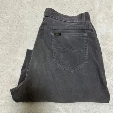 새상품급 Lee 그레이 코듀로이 스트레이트 데님 팬츠