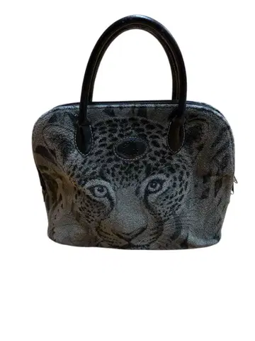 이타리야 표범 무늬 백 핸드백