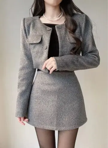 멜톤 터치 미니 사다리꼴 스커트 p701924