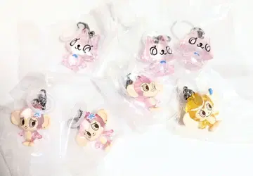 나루미야 캐릭터즈 메지루시 액세서리 피코 루키 미키 7개