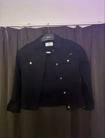 denim jacket black SWAG