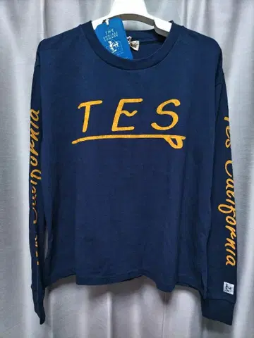 새상품 TES 롱 슬리브 롱T 네이비