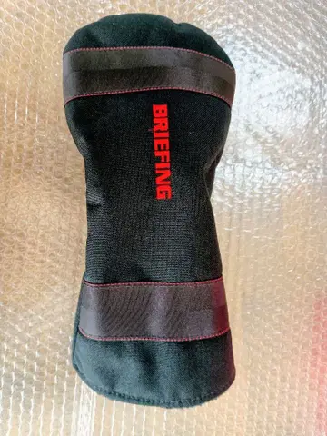 BRIEFING 드라이버용 골프헤드커버 블랙/레드