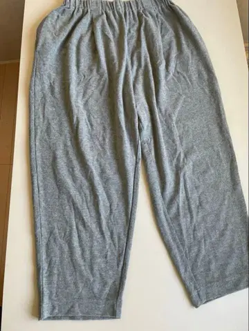 컨디션 최상 미즈이로 인드 코튼 저지 와이드 이지 팬츠