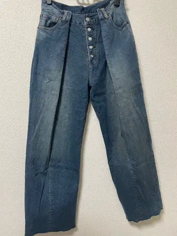 CEPO 턱 와이드 데님 팬츠