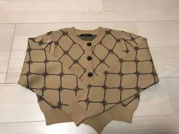 EMODA 자카드 트윈 니트 가디건