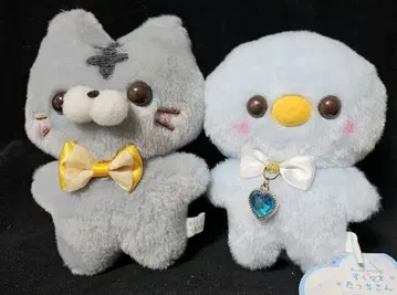 스쿠토 타치상 블루홀릭 체크 봉제 인형