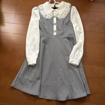 evelyn 프릴 소매 OP 원피스