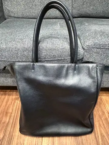 GLR 그린 라벨 릴랙싱 가죽 토트백 세로형 비즈니스 블랙