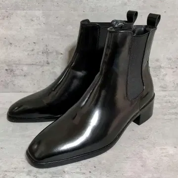 새상품급 [ Lui's ] 힐 사이드 고어 부츠 광택감 있음 42