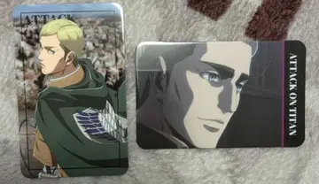 진격의 거인 가라오케의 철인 카라테츠 콜라보 비주얼 카드 엘빈