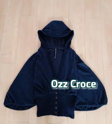 Ozz Croce 후드티 돌먼 슬리브 블루종 네이비 손세탁