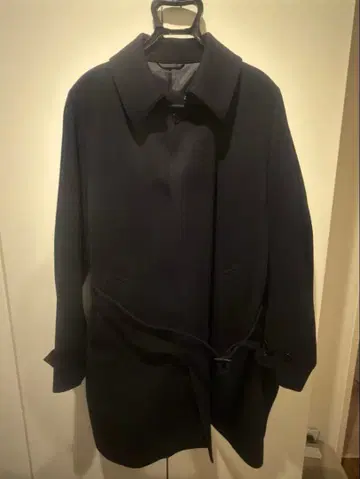 새상품급 SHIPS 네이비 겨울용 두꺼운 원단 트렌치코트 L 사이즈