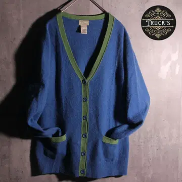 SP 구제 빈티지 니트 퓨어 캐시미어 가디건 엘엘빈 M