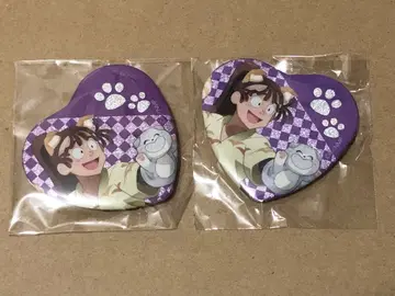 닌타마 란타로 오하마 칸에몬 난자타운 하트 캔뱃지 x 2