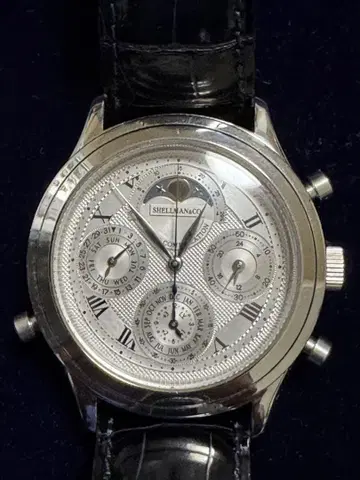 SHELLMAN & CO. 그랜드 컴플리케이션 손목시계 실버