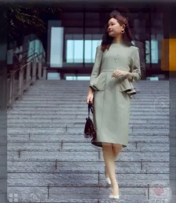 RUIRUE BOUTIQUE 페플럼 원피스