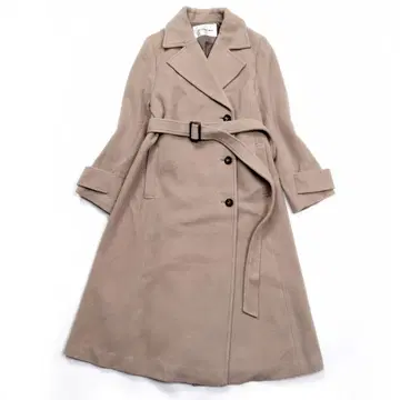 24AW 내추럴 뷰티 베이직 벨티드 코트 PS 라떼 베이지