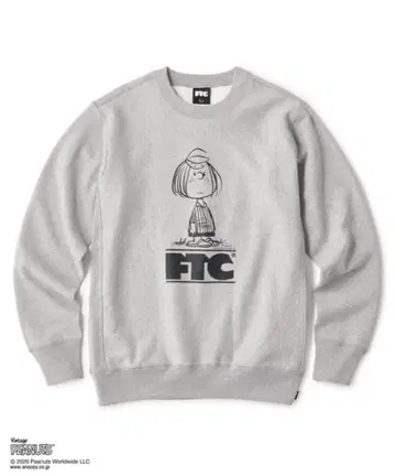 FTC 스누피 그레이 맨투맨