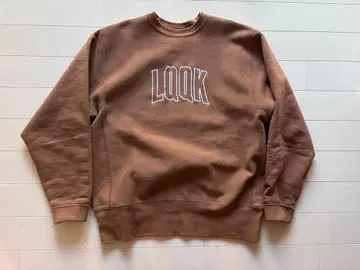 LQQK Studio 캠버 아크 로고 맨투맨 USA L