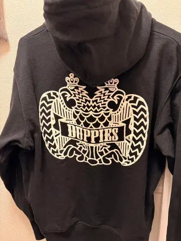 레어 DUPPIES 후드 부착 후드티 L 사이즈 후디 아라비아 로고