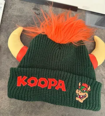 쿠파 모자 니트 모자 팬캡 USJ 유니버설 스튜디오 재팬