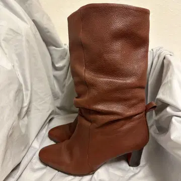 아프레 롱 부츠 브라운 24cm