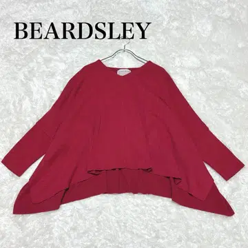 비어즐리 V넥 코튼 니트 백 버튼 풀오버 돌먼