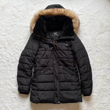 자라 3WAY 퍼 다운 코트 블랙 A라인