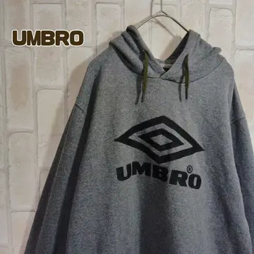 엄브로 후드티 그레이 풀오버 센터