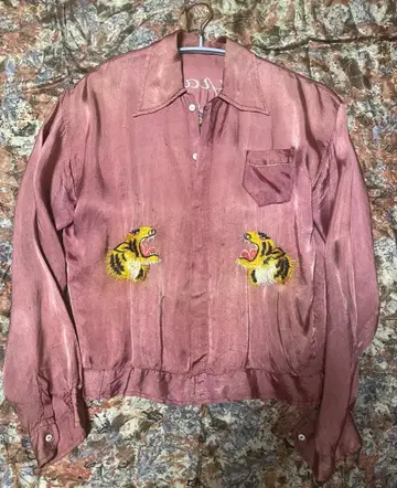 40s 50s 스카셔츠 개버셔츠 레이온셔츠 스카잔