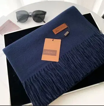 새상품 GERUNSI 캐시미어 고급 캐시미어 머플러 크리스마스 고품질