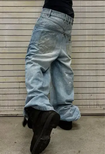 goar.archive 스트랩 데님 팬츠 M