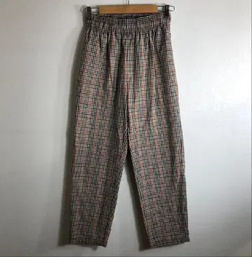 00's 빈티지 레트로 슬랙스 체크 팬츠